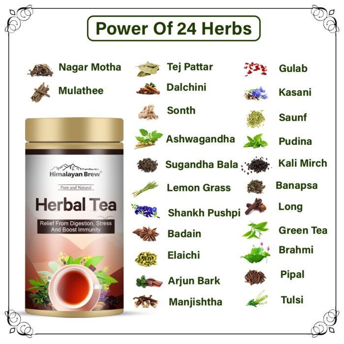 herbal tea herbs, power of 24 herbs